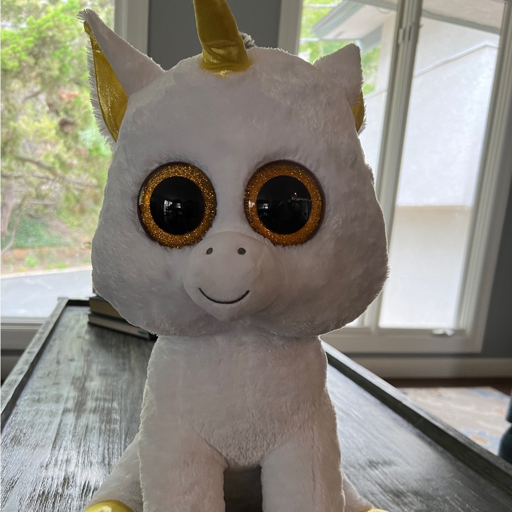 Ty large white unicorn
